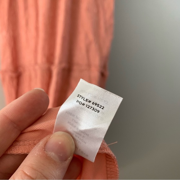 Lulus Sensationally Sweet Rusty Rose Tie-Strap Swiss Dot Maxi Dress Size Small S - Picture 9 of 10